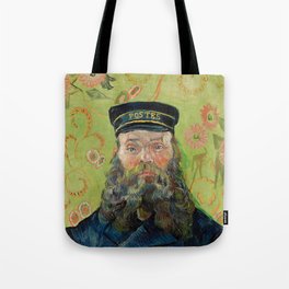 The Postman by Vincent van Gogh Tote Bag