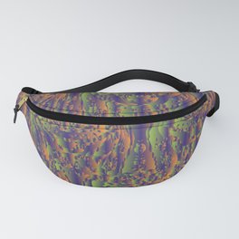 Jungle Leaves in Dark Colors Fanny Pack