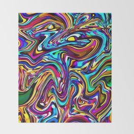 Pollock Throw Blankets Society6