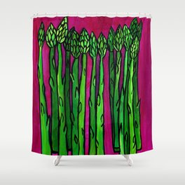 Asparagus Shower Curtain