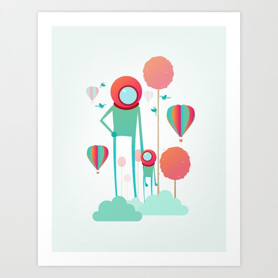 Cosmic Care Art Print