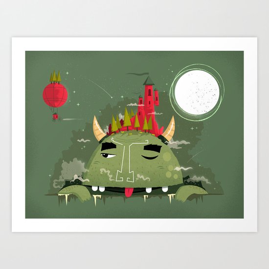 :::Heavy Burden::: Art Print