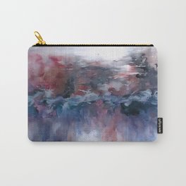 As Far As The Eye Can See Abstract Painting Red White and Blue Carry-All Pouch