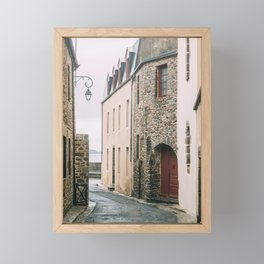 St Malo French Coastal Town - France Street Photo - Travel Photography Framed Mini Art Print
