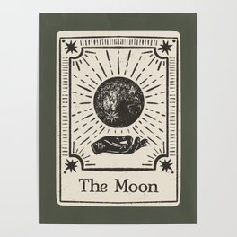 The Moon Tarot Card Poster