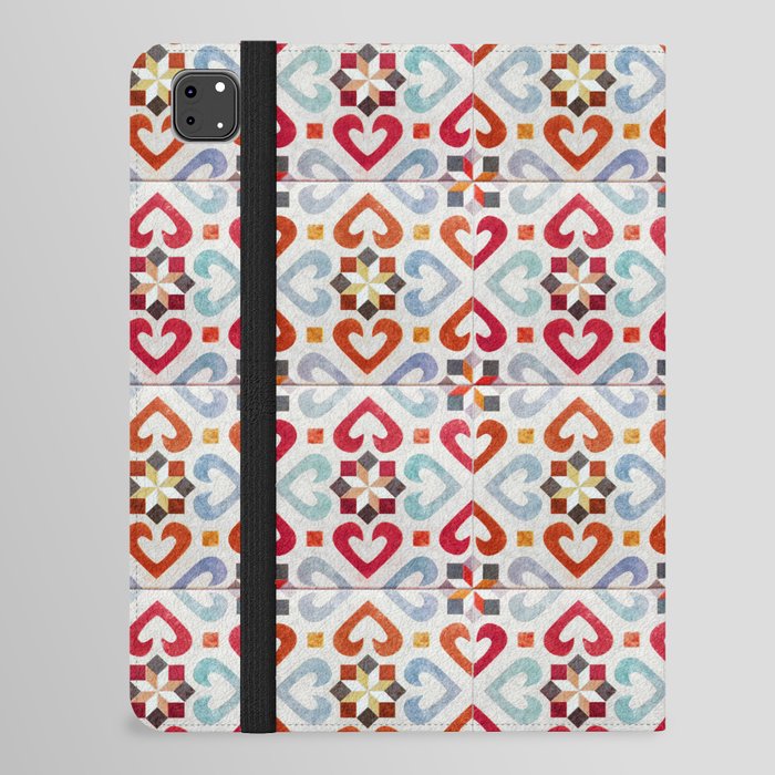Seamless Pattern - Classic Geometric tile Design Portugal iPad Folio Case