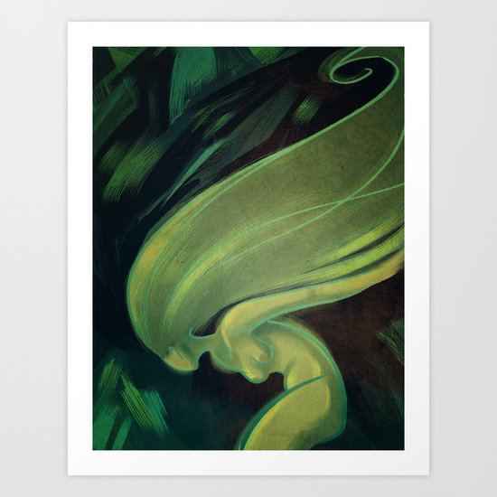 woosh Art Print
