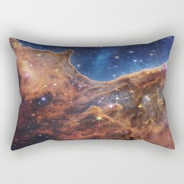 Carina Nebula Cosmic Cliffs NGC 3324- NASA STScl James Webb Space Telescope Rectangular Pillow