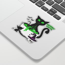 The Black Cat and His Secret Sticker