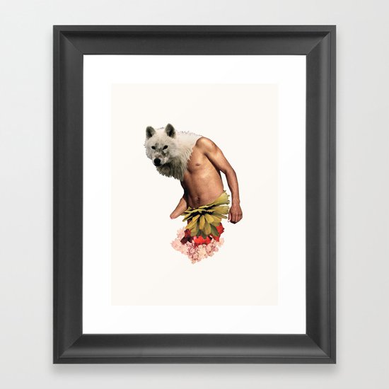 Lone Wolf Framed Art Print