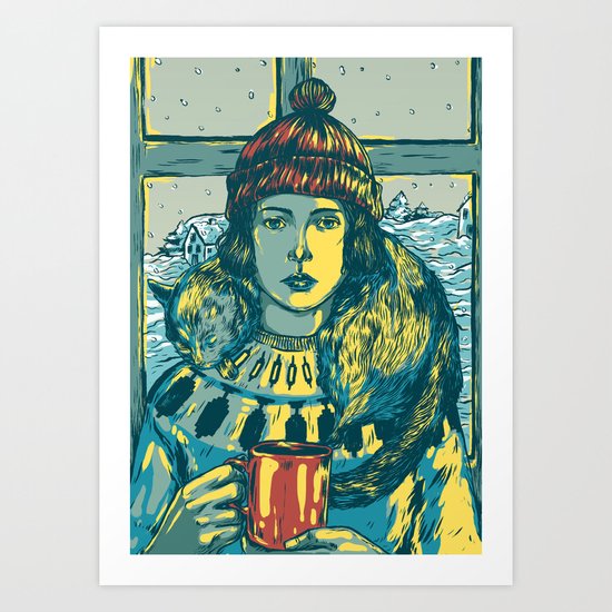Winter Art Print