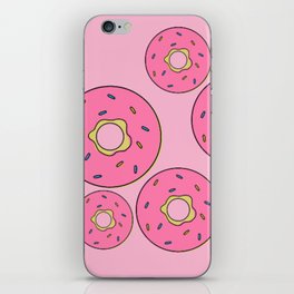 Pink Donut iPhone Skin