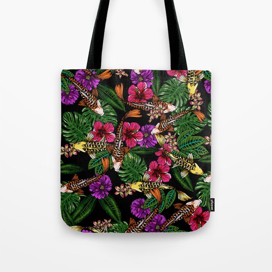 Tropical Koi Tote Bag