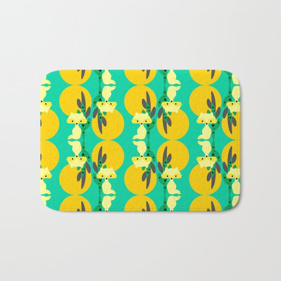 Desert fox pattern Bath Mat