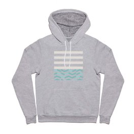 STRIPES Hoody | Geometric, Graphicdesign, Abstract, Chevron, Turquoise, Minimal, Stripes, Vector, Grey, Nordic 