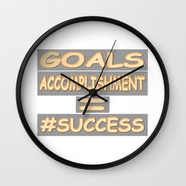 "SUCCESS EQUATION" Cute Design. Buy Now Wall Clock