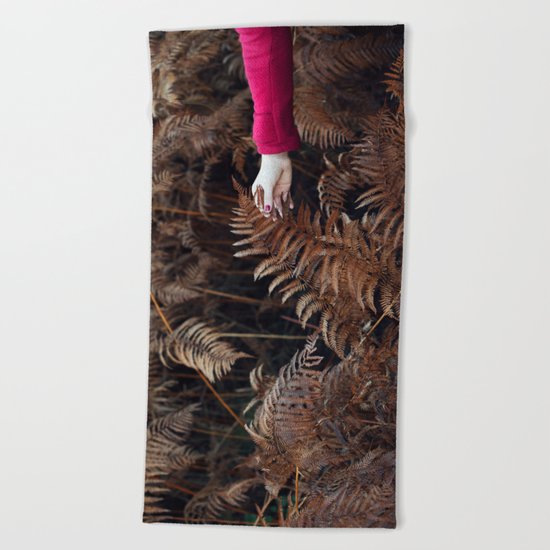Autumn feel Beach Towel