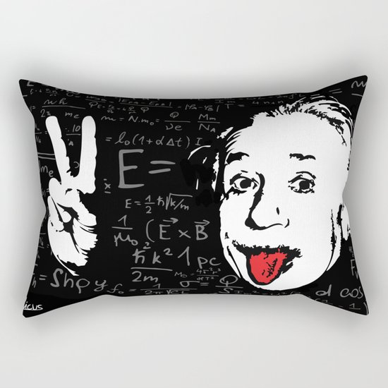 Silly Wisdom - Albert Einstein Rectangular Pillow