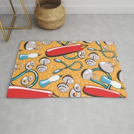Exercise pattern Rug