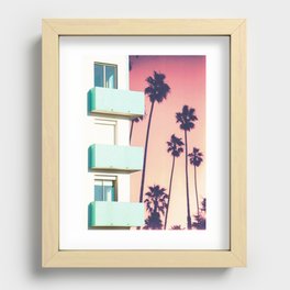Palm Trees Recessed Framed Print