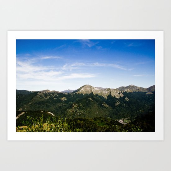 On the Moutain ? Art Print