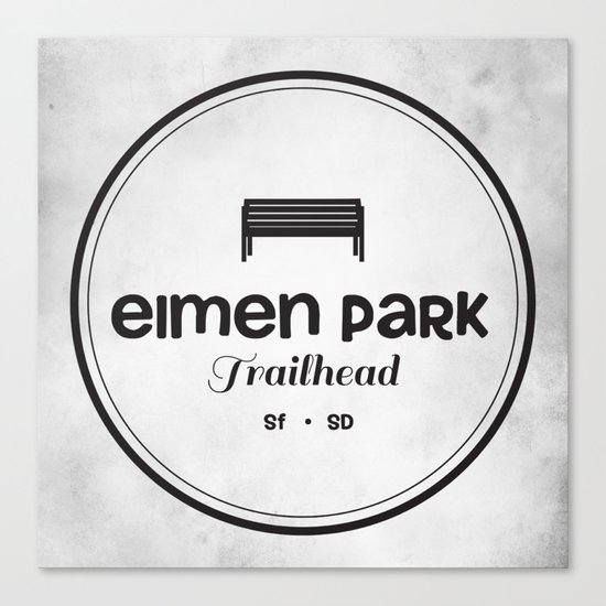 Elmen Park Trailhead Canvas Print