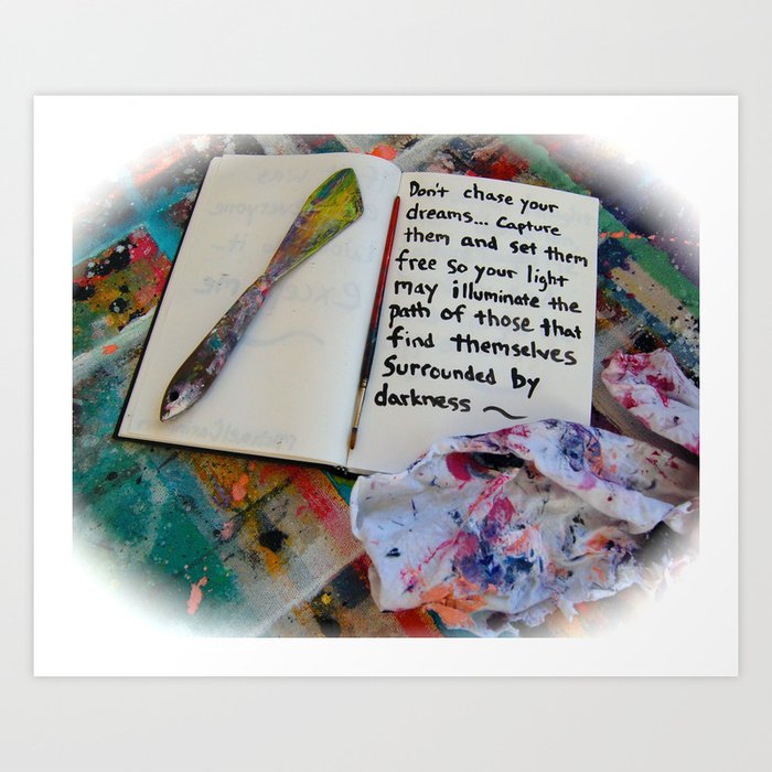 Inspirational Quotes And Motivation From Acrylic Alchemy Art Print