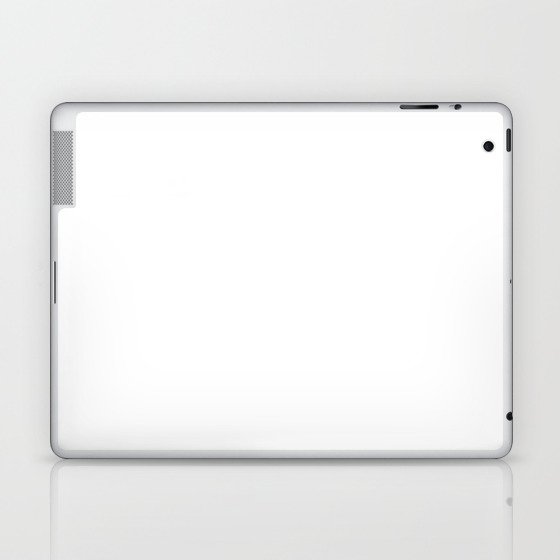 Solid White Laptop & iPad Skin