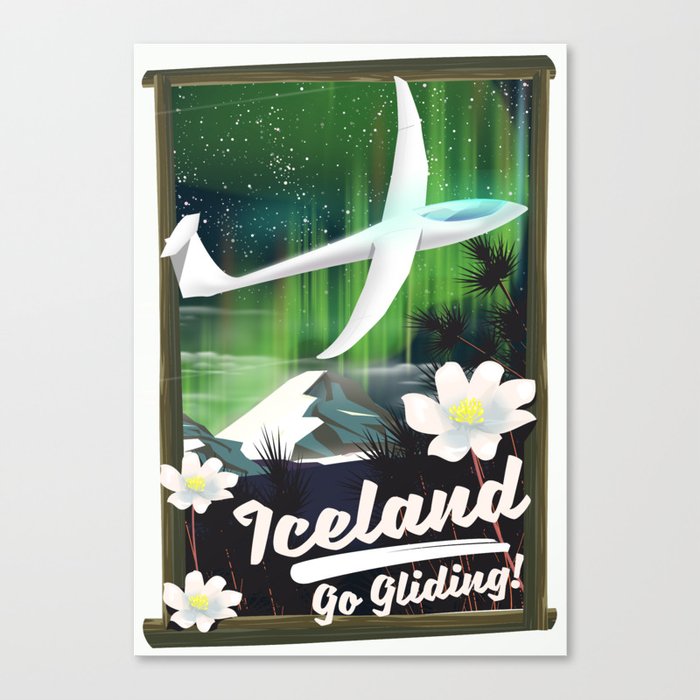 Iceland - go Gliding! Canvas Print