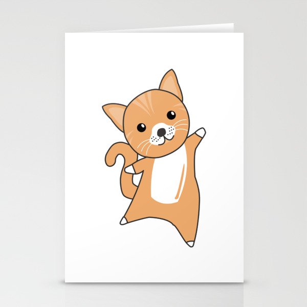 Cat Cute Animals Cats For Kids Funny Animals Stationery Cards