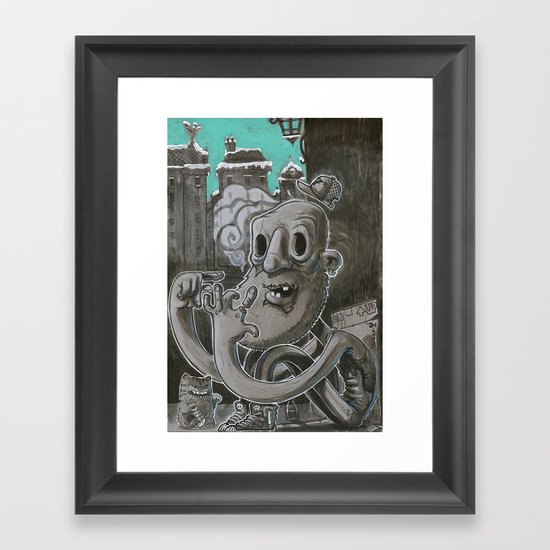 F.U.C.K Framed Art Print