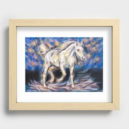 Wild Horse. Horse of Freedom and Solitude Recessed Framed Print