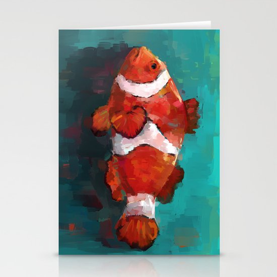 Red Clown Stationery Cards