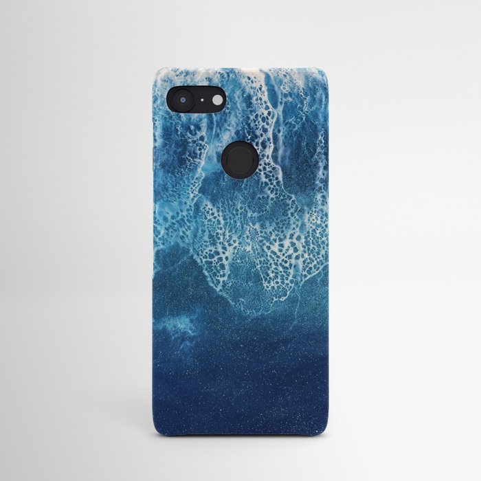 Dark blue ocean Android Case