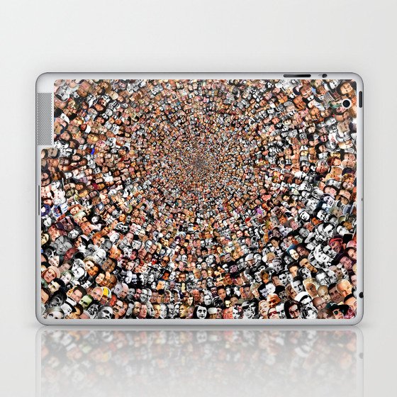 "The Work 3000 Famous and Infamous Faces Collage Laptop & iPad Skin