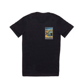 Vintage St. Ives Cornwall England Travel T Shirt | Room, Dorm, Advertisement, Travel, Ocean, Lighthouse, Painting, Harbor, Sailboat, Boat 