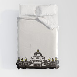 Banksy Have a nice day Duvet Cover