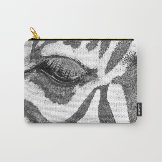 eyes Zebra Carry-All Pouch