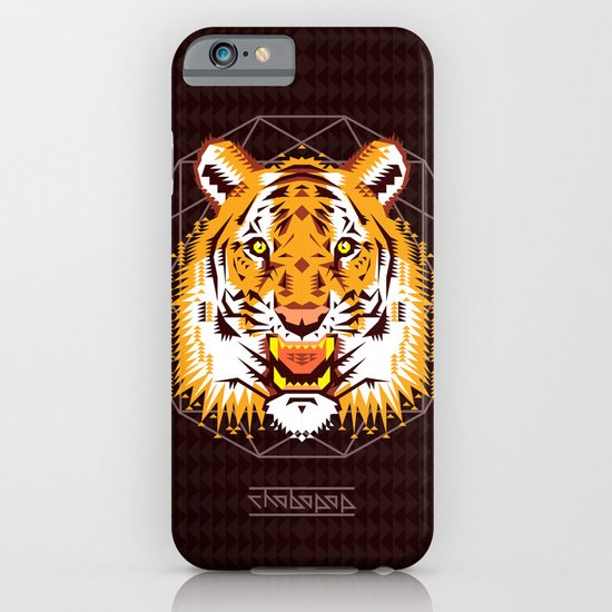 Geometric Tiger iPhone & iPod Case