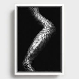 Legs in Fishnet Stockings 3 Framed Canvas