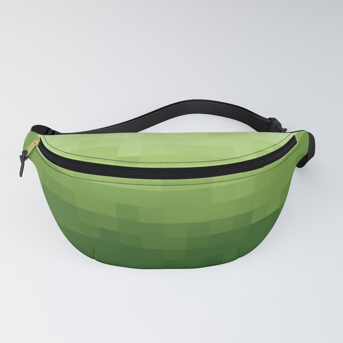 Gradient Pixel Green Fanny Pack