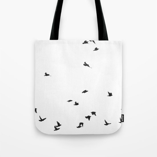Folks Birds Tote Bag