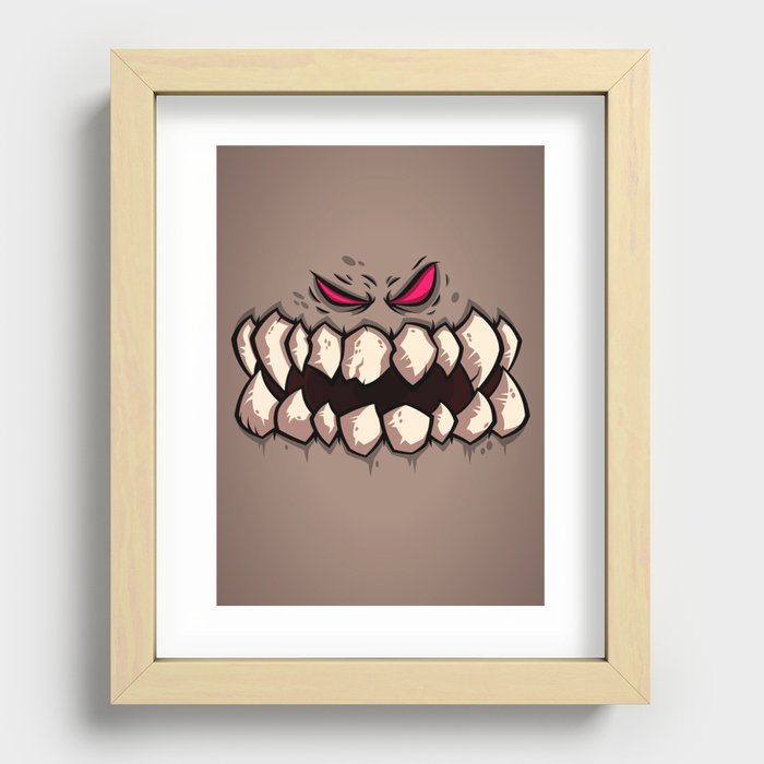 ANGRY Recessed Framed Print