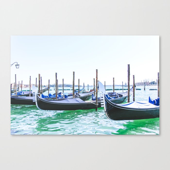 Gondolas of Venice Canvas Print
