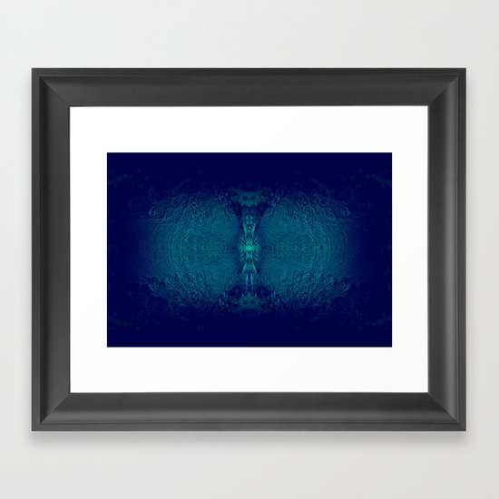 Coral-Ray Tube Framed Art Print
