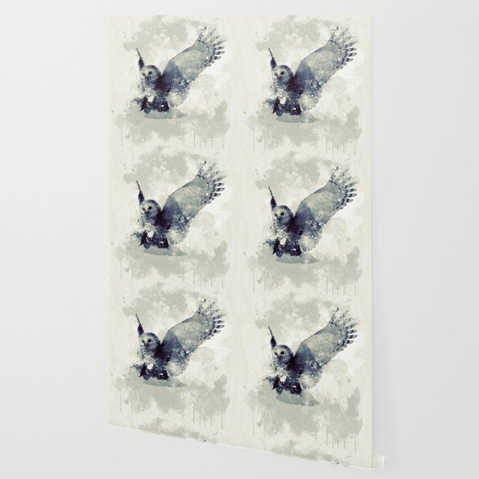 Cute owl Wallpaper by nicky2342 | Society6