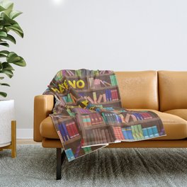 Book Gift - I have no Shelf Control Throw Blanket