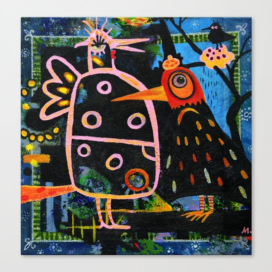 spring bazaar Canvas Print