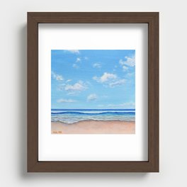 Beach Day 1 Recessed Framed Print