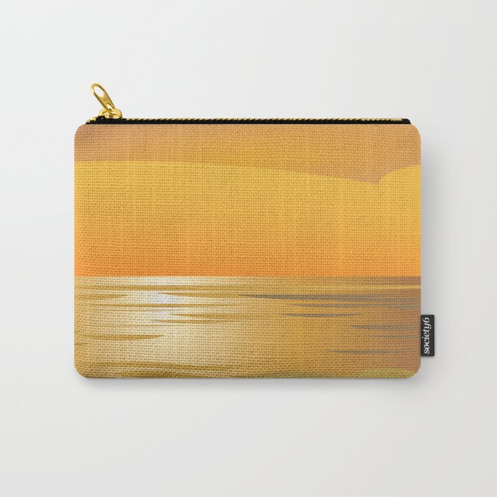 Mellow Yellow Sunset Carry-All Pouch